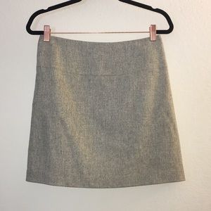 Grey Wool Blend Banana Republic Mini Skirt